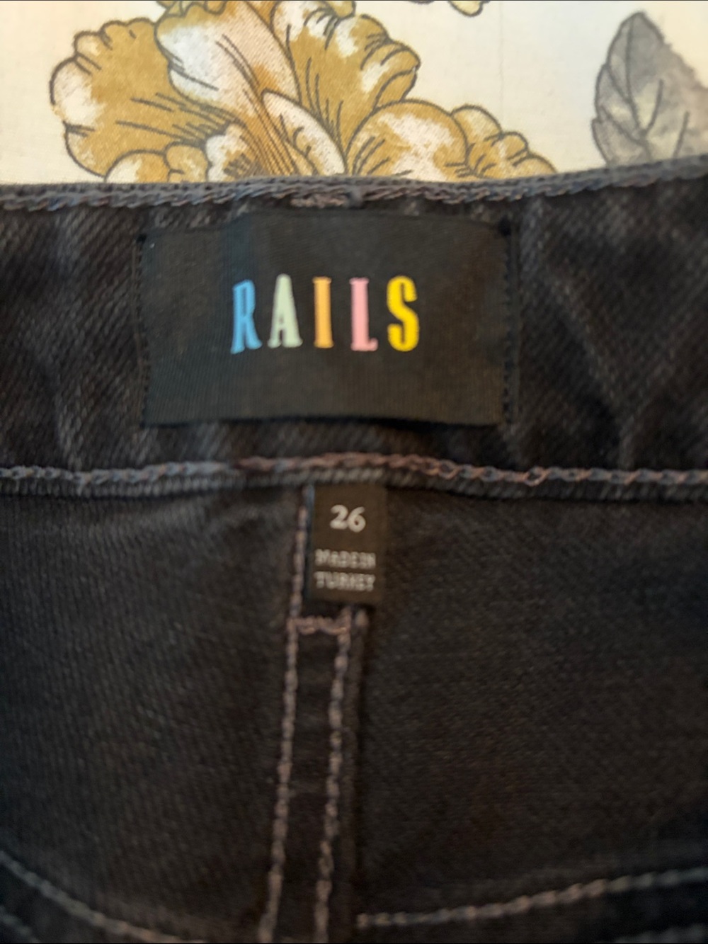 Rails Black Wide-Leg Jeans - Picture 2 of 2